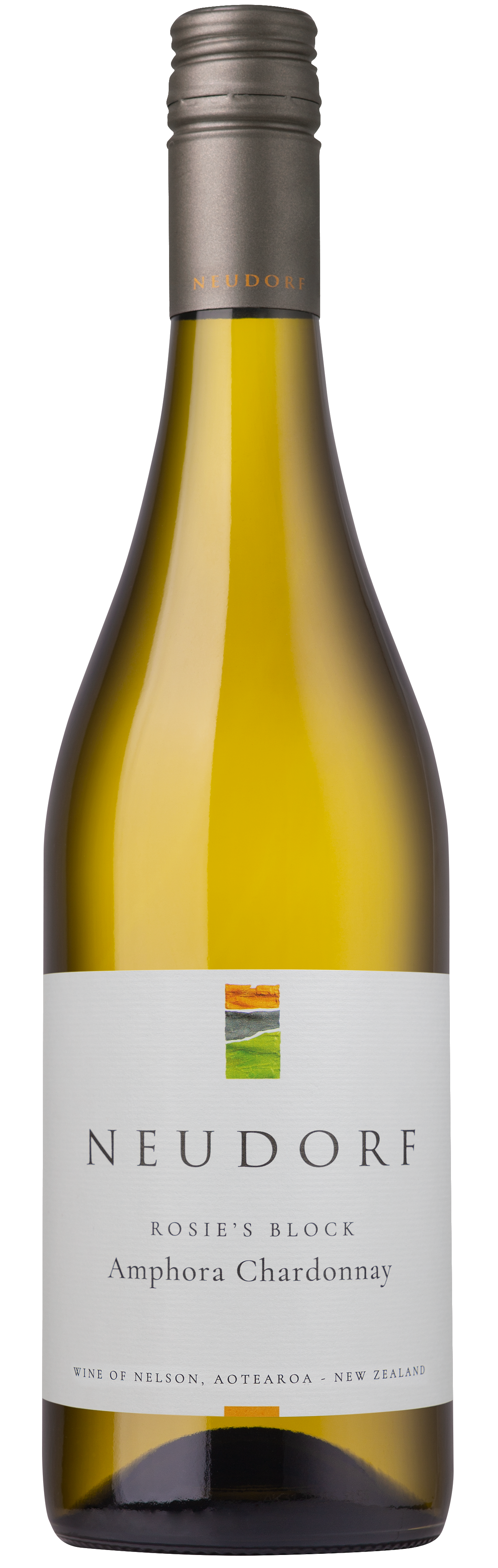 Neudorf Rosie's Block Amphora Chardonnay. Single vineyard, organic Nelson chardonnay.