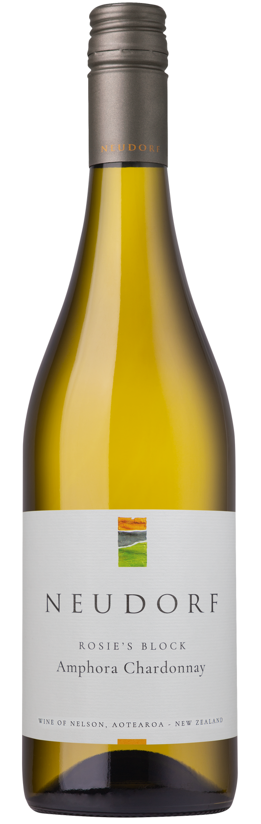 Neudorf Rosie's Block Amphora Chardonnay. Single vineyard, organic Nelson chardonnay.
