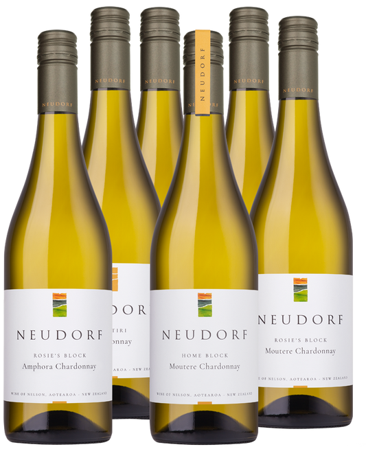 Six bottles of Neudorf Chardonnay 