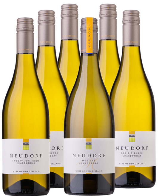 Six bottles of Neudorf Chardonnay